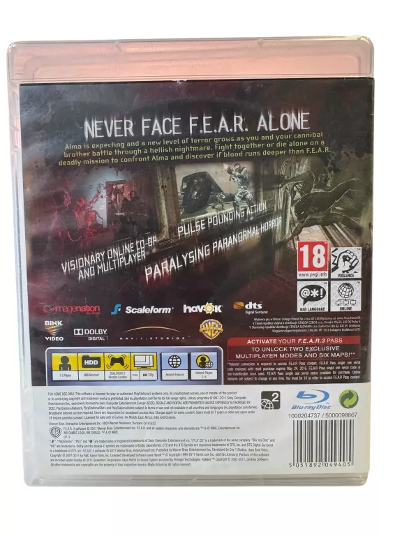 F.3.A.R. SONY PLAYSTATION 3 (PS3)