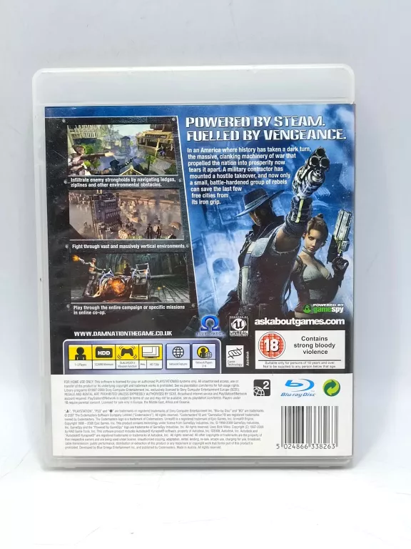 DAMNATION SONY PLAYSTATION 3