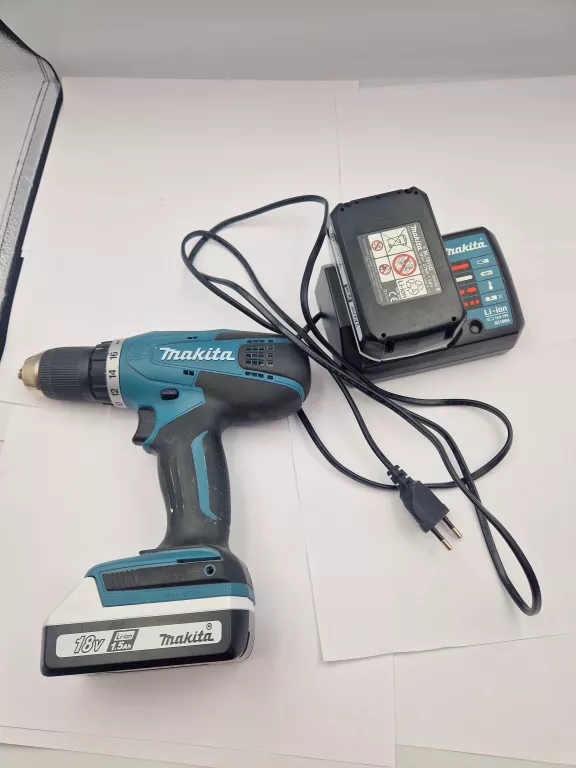 WKRĘTARKA AKUMULATOROWA MAKITA DF457D + 2X AKU + ŁADOWARKA