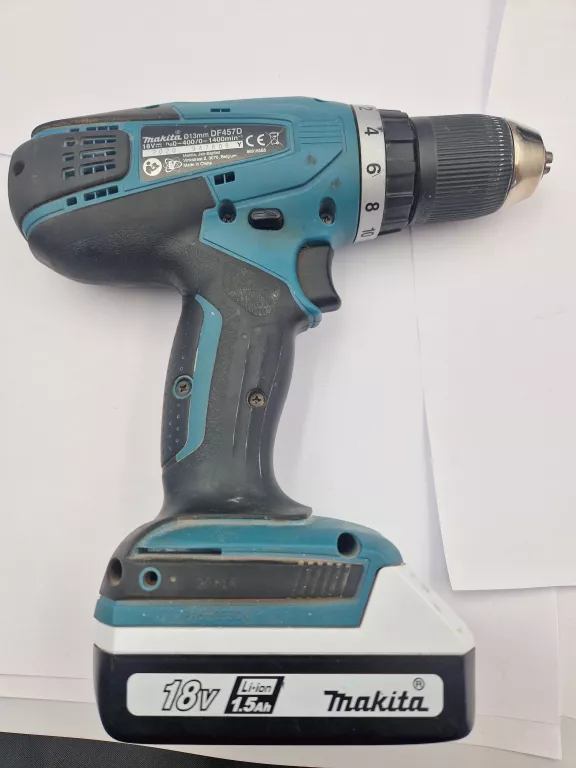 WKRĘTARKA AKUMULATOROWA MAKITA DF457D + 2X AKU + ŁADOWARKA