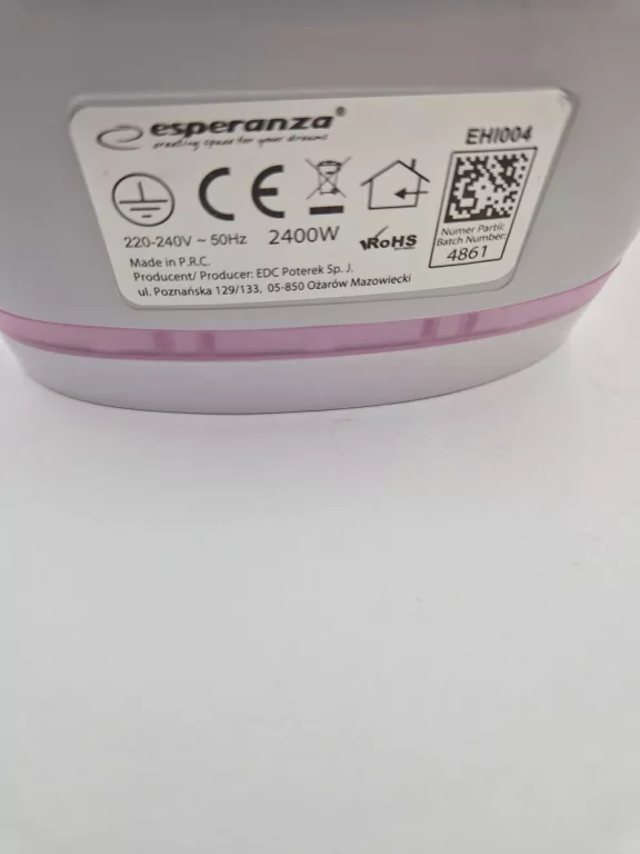 ŻELAZKO ESPERANZA 2400W