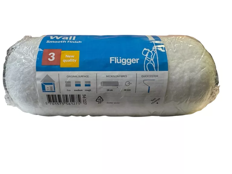 WAŁEK MALARSKI MICROLON QUICK 18CM / W18MM FLÜGGER (WKŁAD)