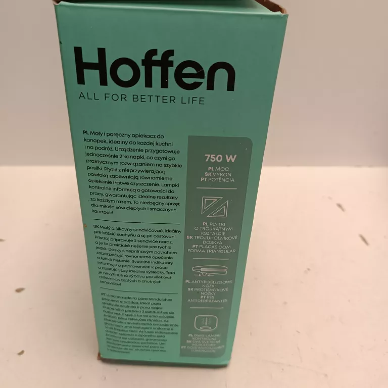 OPIEKACZ HOFFEN CZARNY 750 W