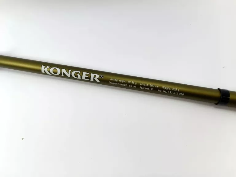 WĘDKA KONGER CORRAL TELE SPIN 360 CM+ KOŁOWROTEK EXOR