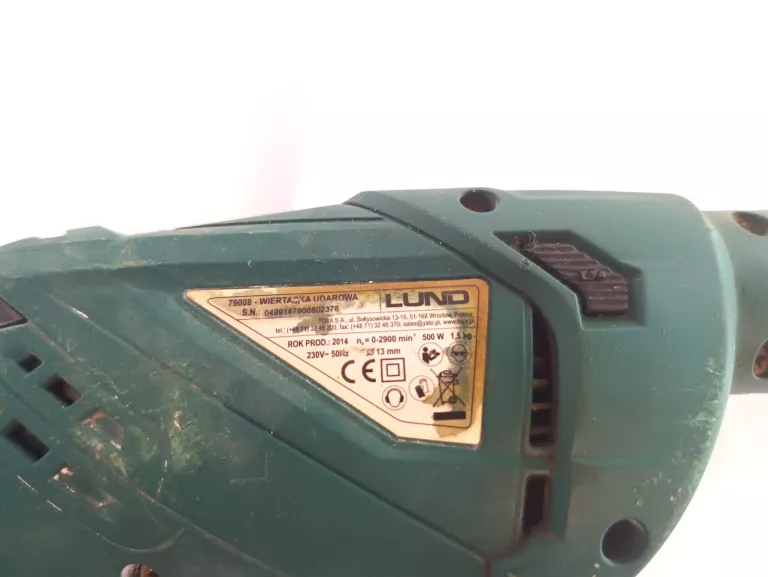WIERTARKA LUND 500W