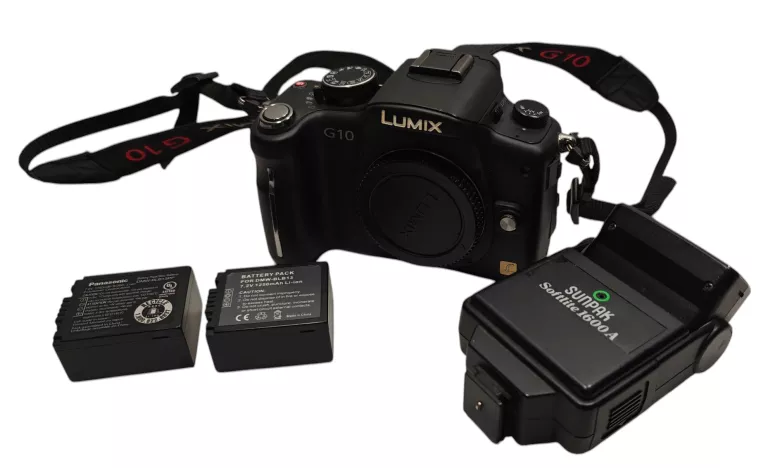 APARAT LUMIX G10 BODY +LAMPA