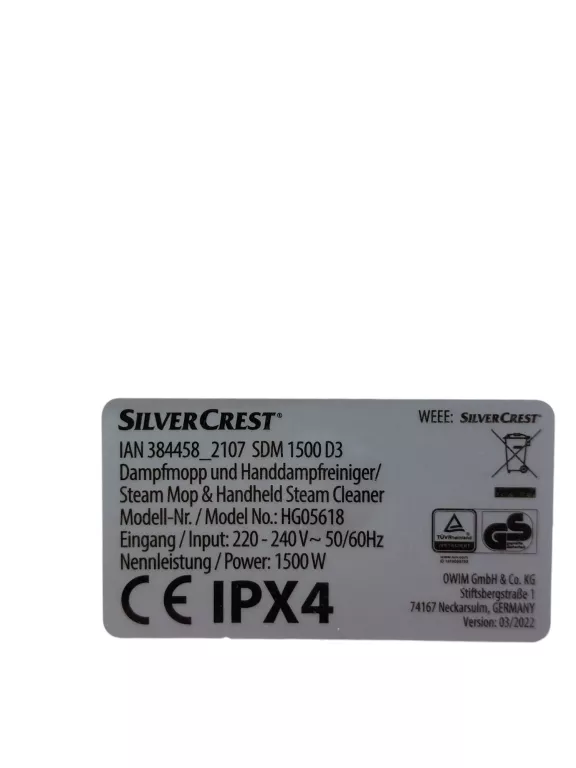 MOP PAROWY SILVERCREST