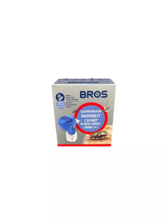 BROS ELEKTRO + PŁYN 3W1 NA KOMARY MUCHY MRÓWKI