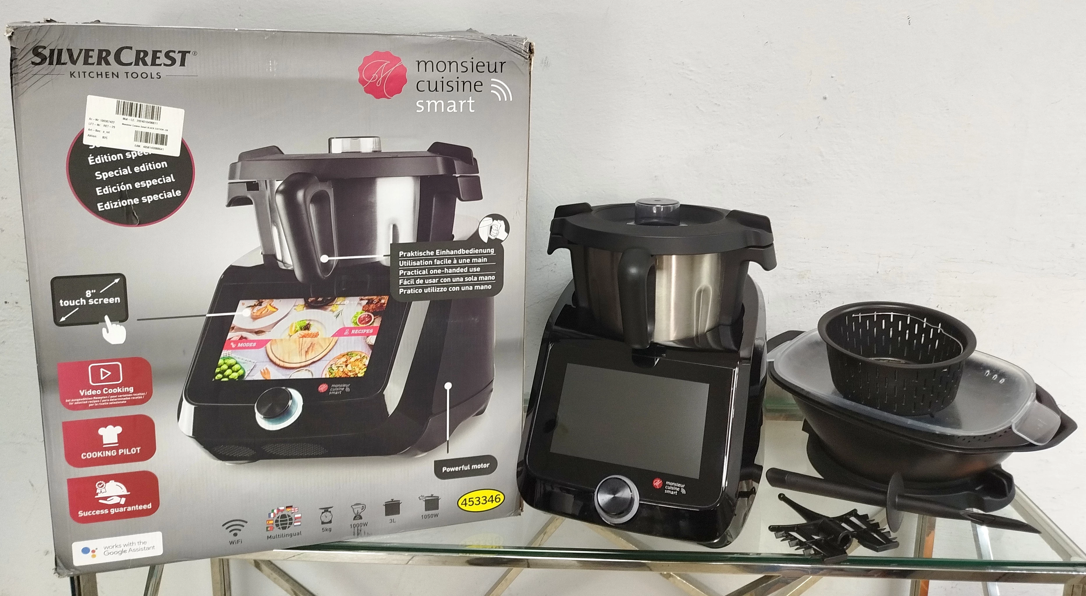 silvercrest monsieur cuisine smart skms 1200 b2 küchenmaschine