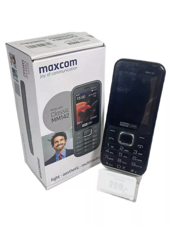 TELEFON MAXCOM MM142 KOMPLET