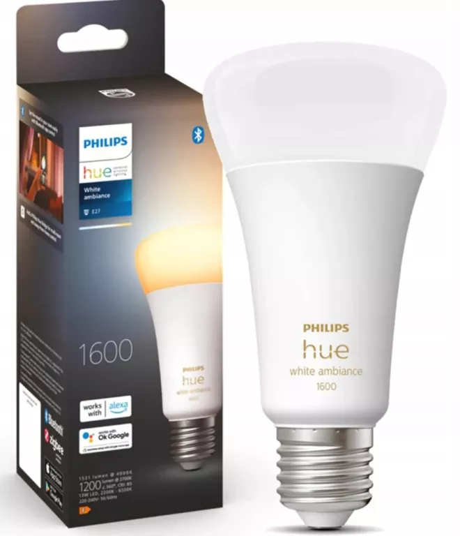ŻARÓWKA INTELIGENTNA LED PHILIPS HUE WHITE E27 15,5 W 1600 LM