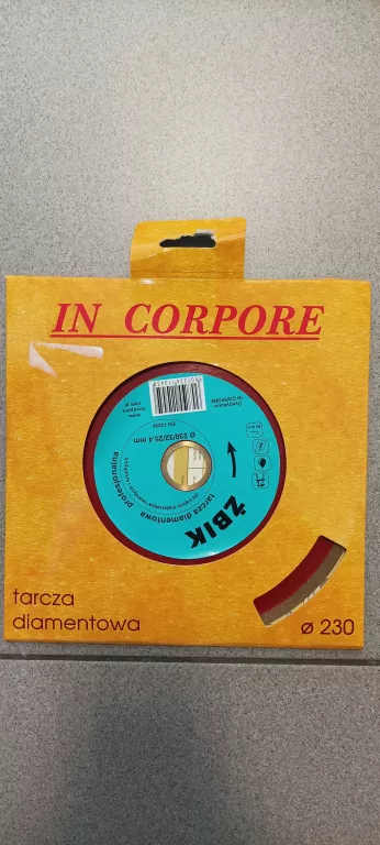 TARCZA DIAMENTOWA ŻBIK 230