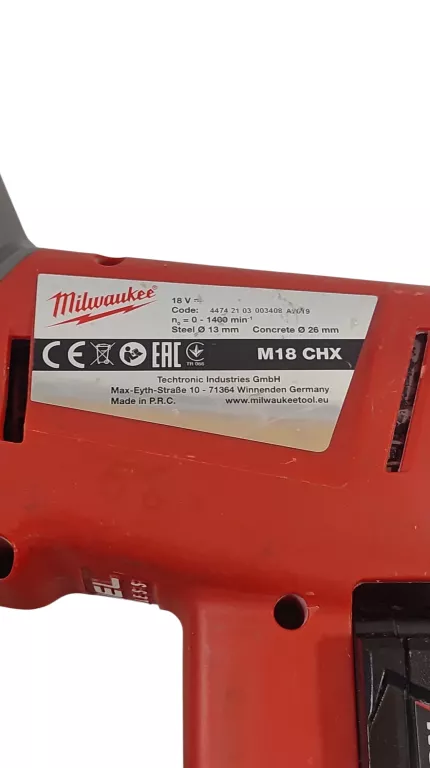 MŁOTOWIERTARKA MILAWUKEE M18 CHX + AKU 5.0AH