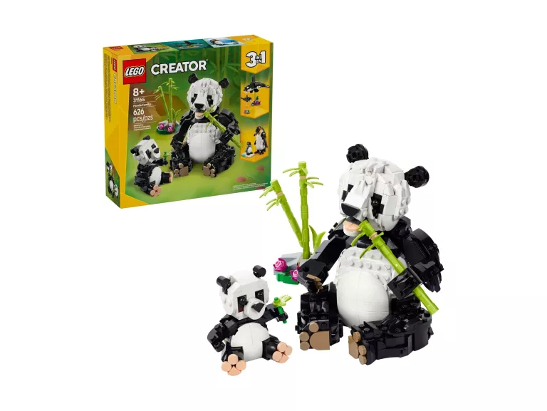 LEGO CREATOR 3 W 1 31165 TWÓRCA 31165 DZIKIE ZWIERZĘTA: RODZINA PAND