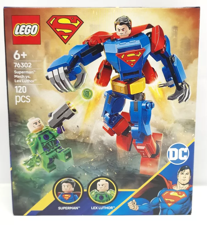 KLOCKI LEGO SUPERMAN MECH VS LEX LUTHOR 76302