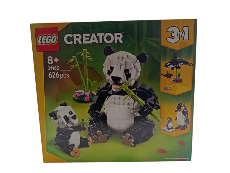 LEGO CREATOR 3 W 1 31165 TWÓRCA 31165 DZIKIE ZWIERZĘTA: RODZINA PAND