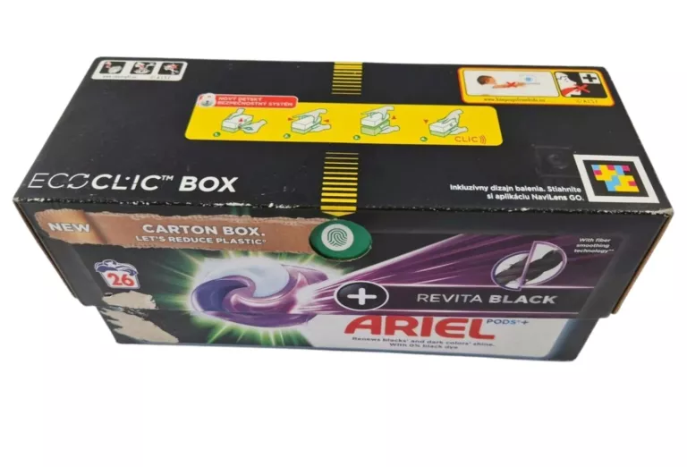 KAPSUŁKI DO PRANIA CZARNEGO ARIEL REVITA BLACK BOX 26SZT