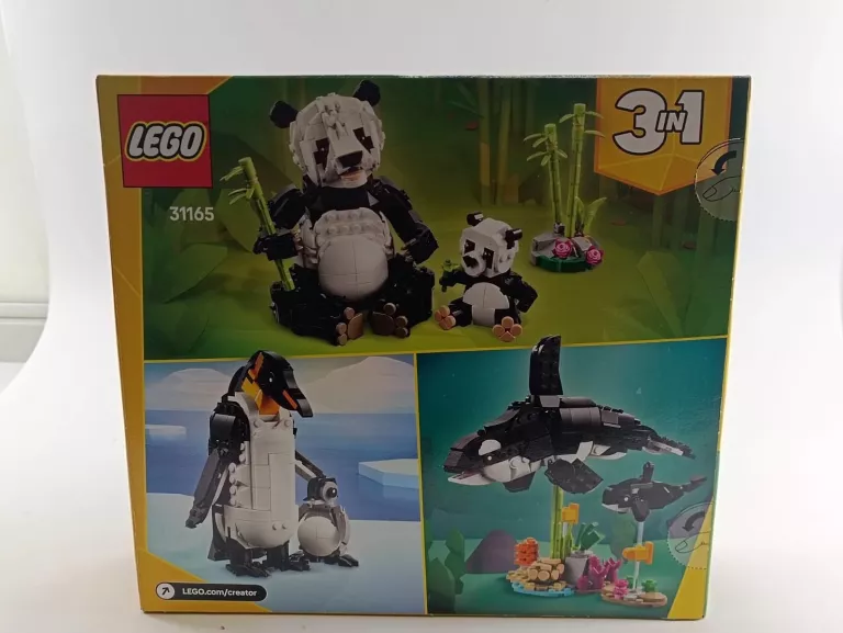 LEGO CREATOR 3 W 1 31165 TWÓRCA 31165 DZIKIE ZWIERZĘTA: RODZINA PAND