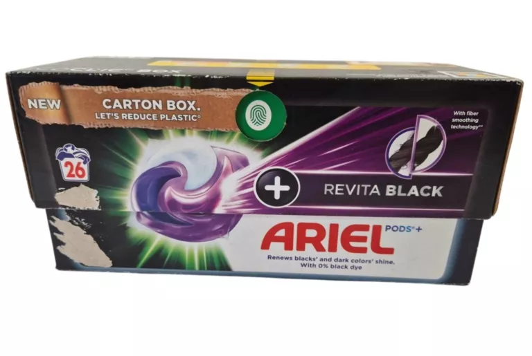 KAPSUŁKI DO PRANIA CZARNEGO ARIEL REVITA BLACK BOX 26SZT