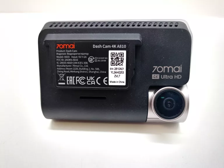 WIDEOREJESTRATOR DASH CAM 70MAI 4K A810