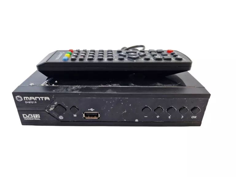 TUNER NAZIEMNEJ TV/DEKODER DVB-T2 | MANTA DVBT019 + PILOT