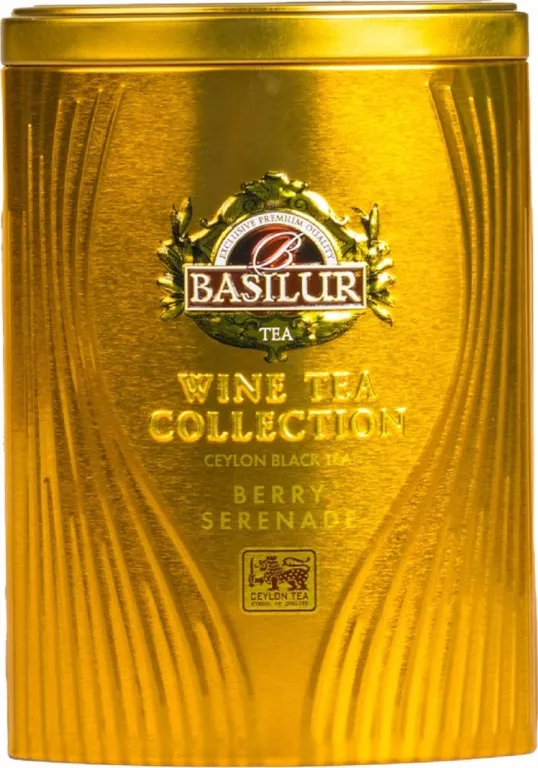 HERBATA CZARNA CEJLOŃSKA WINO SANGRIA JABŁKO PUSZKA BASILUR PREZENT - 75 G