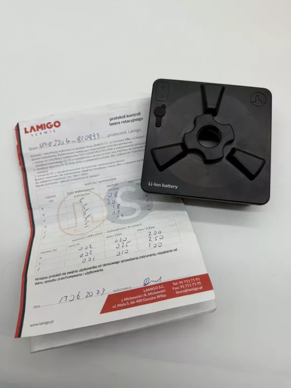 LASER ROTACYJNY LAMIGO SPIN 220G KPL + STATYW