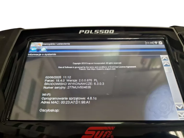 TESTER DIAGNOSTYCZNY SUN PDL 5500 EEMS128 KOMPLET