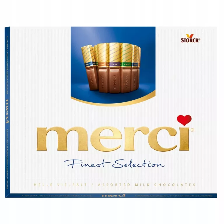 CZEKOLADKI MERCI BLUE FINEST SELECTION 250G