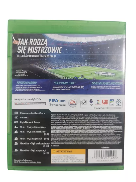XBOX ONE FIFA 19 PL