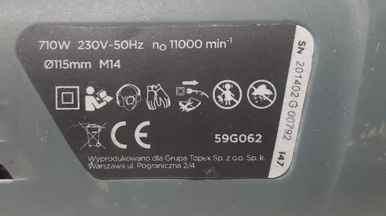 SZLIFIERKA GRAPHITE 59G062