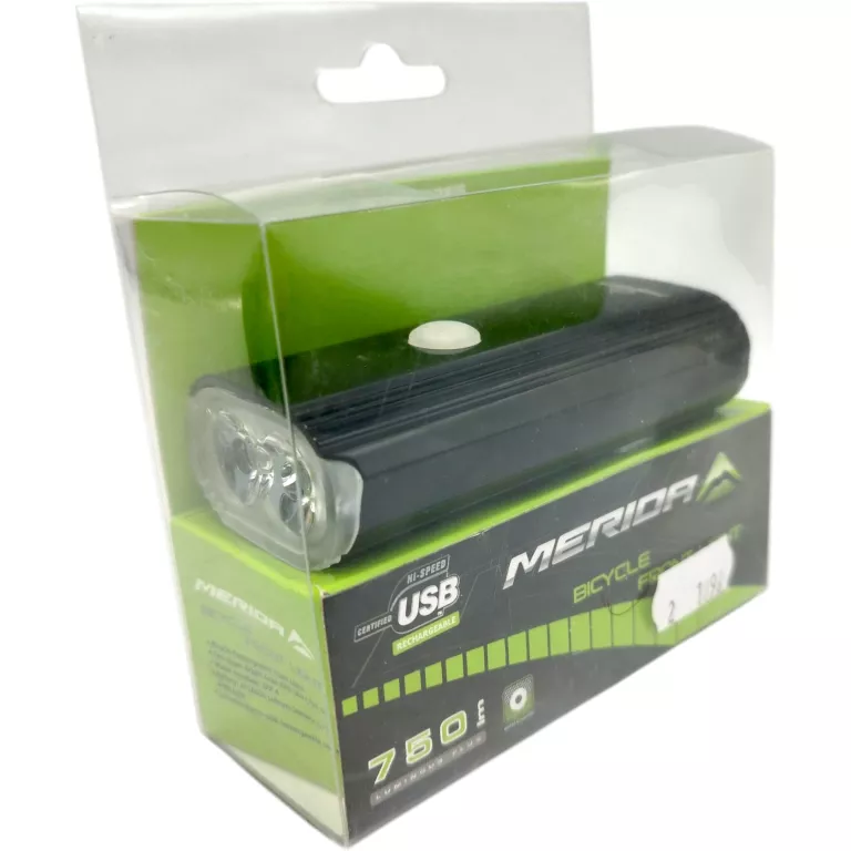 LAMPKA ROWEROWA MERIDA HL-MD071 PRZEDNIA AKUMULATOROWA USB 750LM