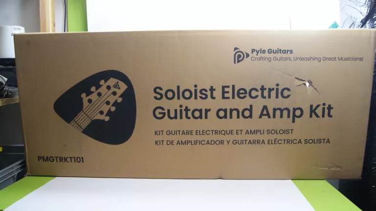 GITARA ELEKTRYCZNA ZESTAW PYLE PMGTRKT101 DO NAUKI/ Z WZMACNIACZEM