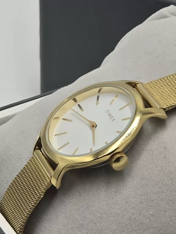 ZEGAREK DAMSKI TIMEX TW2U86800 ZŁOTY BRANSOLETA KOMPLET