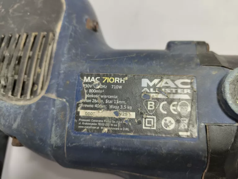 MŁOTOWIERTARKA MACALLISTER MAC 710RH