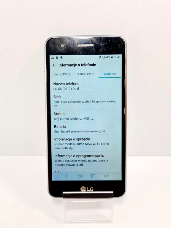 TELEFON LG K9 (2017) DUAL SIM 1,5GB/16GB