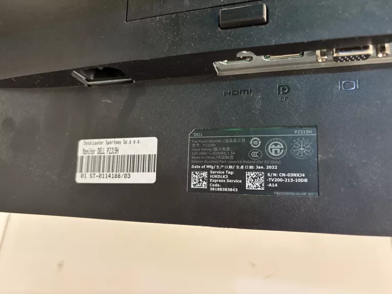 MONITOR DELL P231H
