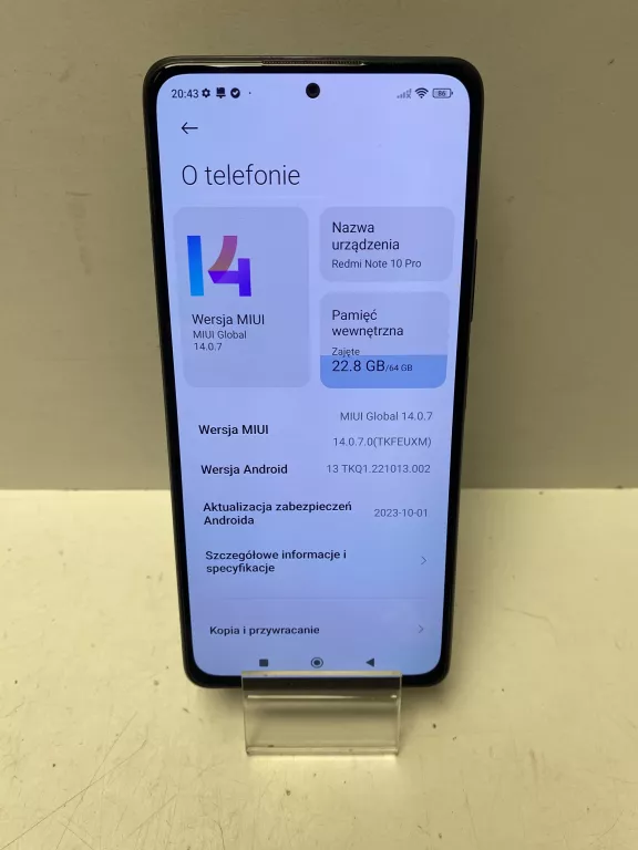 TELEFON REDMI NOTE 10 PRO 6/64GB
