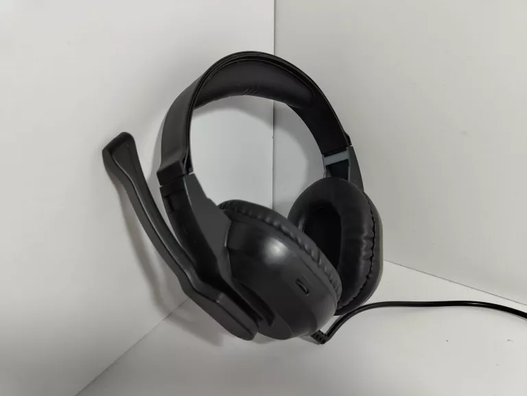 SŁUCHAWKI NAUSZNE USB Z MIKROFONEM