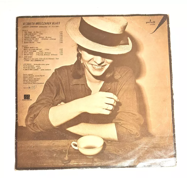 PŁYTA VINYLOWA BLUES KONCERT ELŻBIETA MIELCZAREK