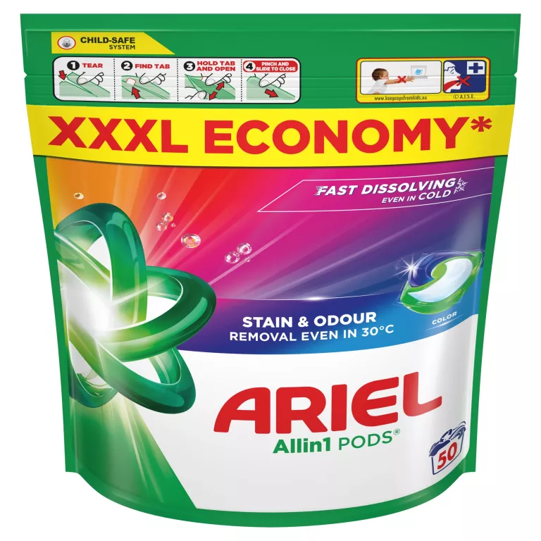 KAPSUŁKI DO PRANIA ARIEL ALL IN 1 PODS COLOR 50