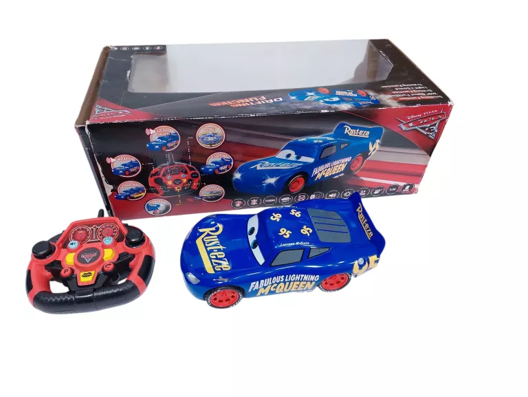 ZDALNIE STEROWANY ZYGZAK MC QUEEN LIGHT R/C NIEBIESKI