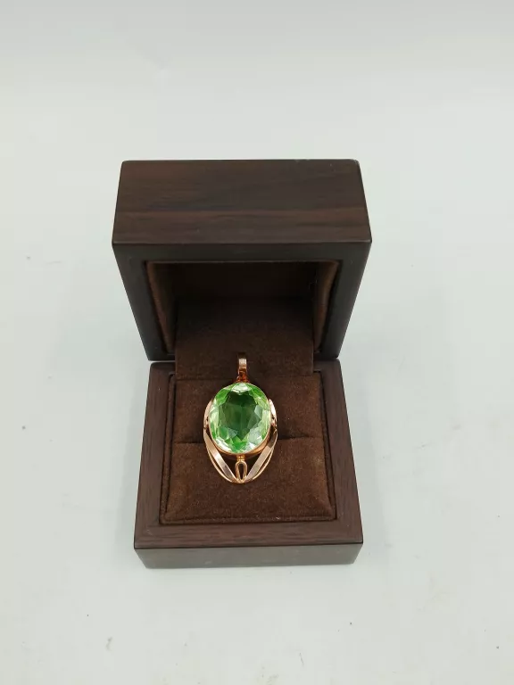 ZŁOTA ZAWIESZKA Z DUŻYM KAMIENIEM 585/9,67G