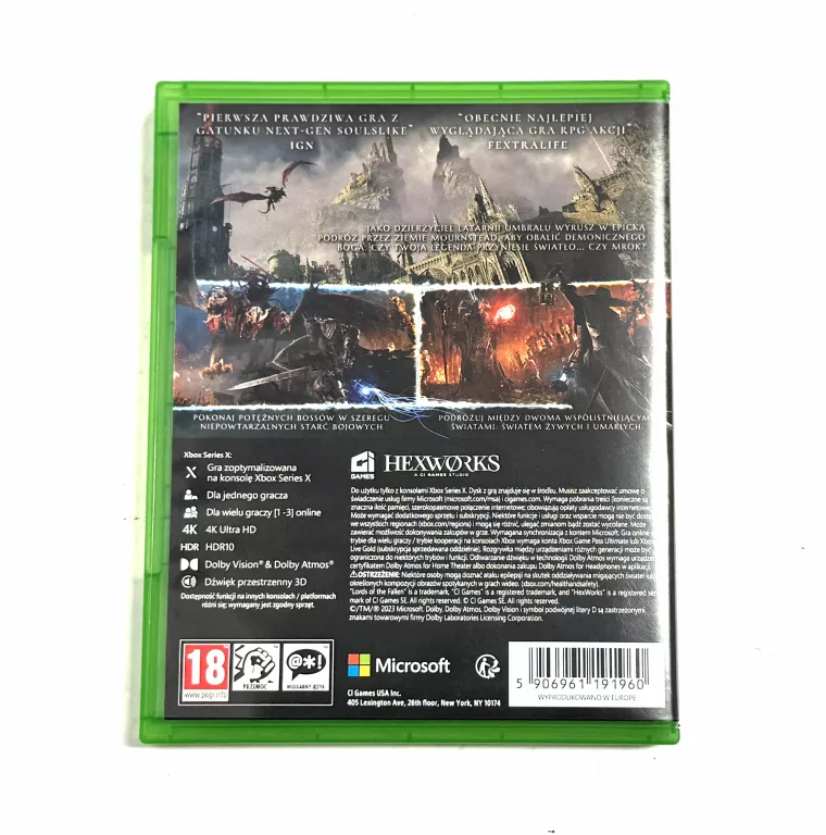 LORDS OF THE FALLEN EDYCJA DELUXE XBOX SERIES X