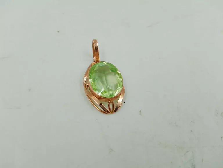 ZŁOTA ZAWIESZKA Z DUŻYM KAMIENIEM 585/9,67G