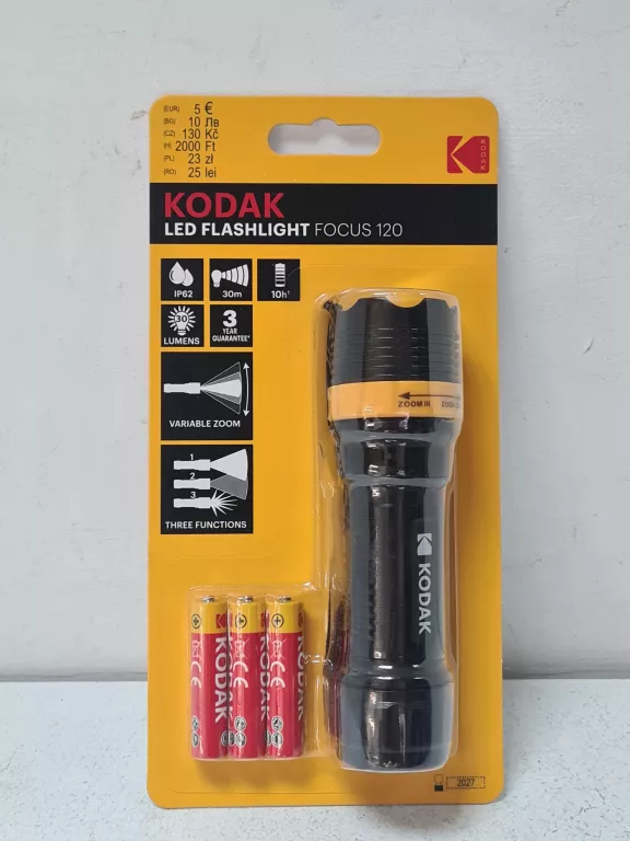 LATARKA KODAK LED FLASHLIGHT FOCUS 120