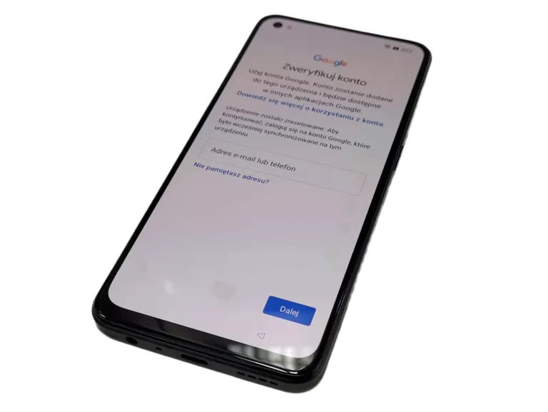 REALME 9 4G 8 GB / 128 GB CZARNY RMX3521 KONTO GOOGLE