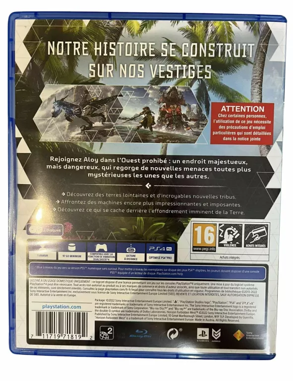 GRA NA PS4 HORIZON FORBIDDEN WEST