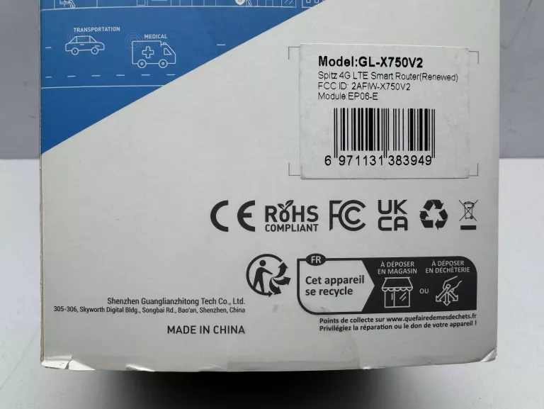 GL.INET GL-X750V2 ROUTER 4G LTE