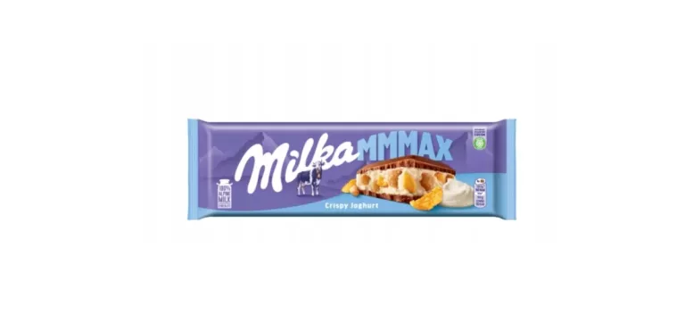 CZEKOLADA MILKA MMMAX MLECZNA CRISPY JOGHURT CIASTECZKA CZEKOLADA 300 G